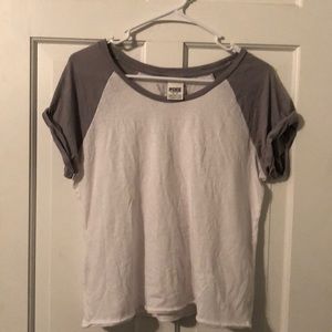 PINK White and Grey tee